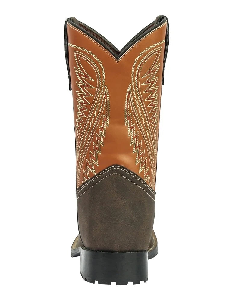 TuffRider Childrens Big Bend Rounded Toe Western Boots