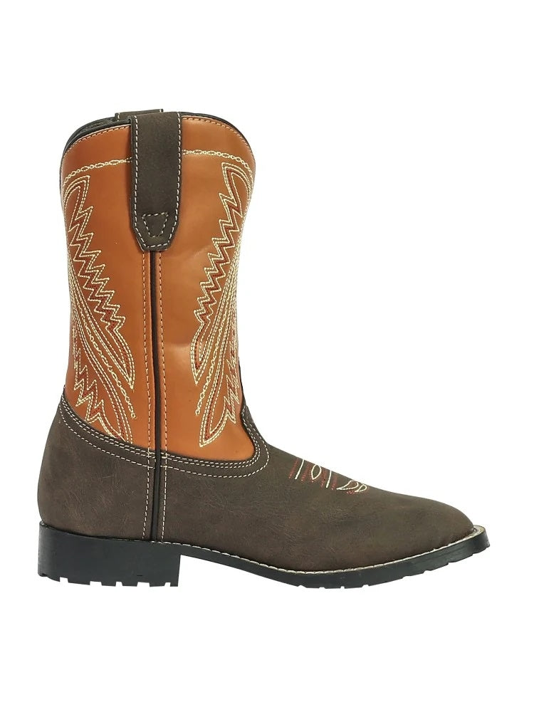 TuffRider Childrens Big Bend Rounded Toe Western Boots
