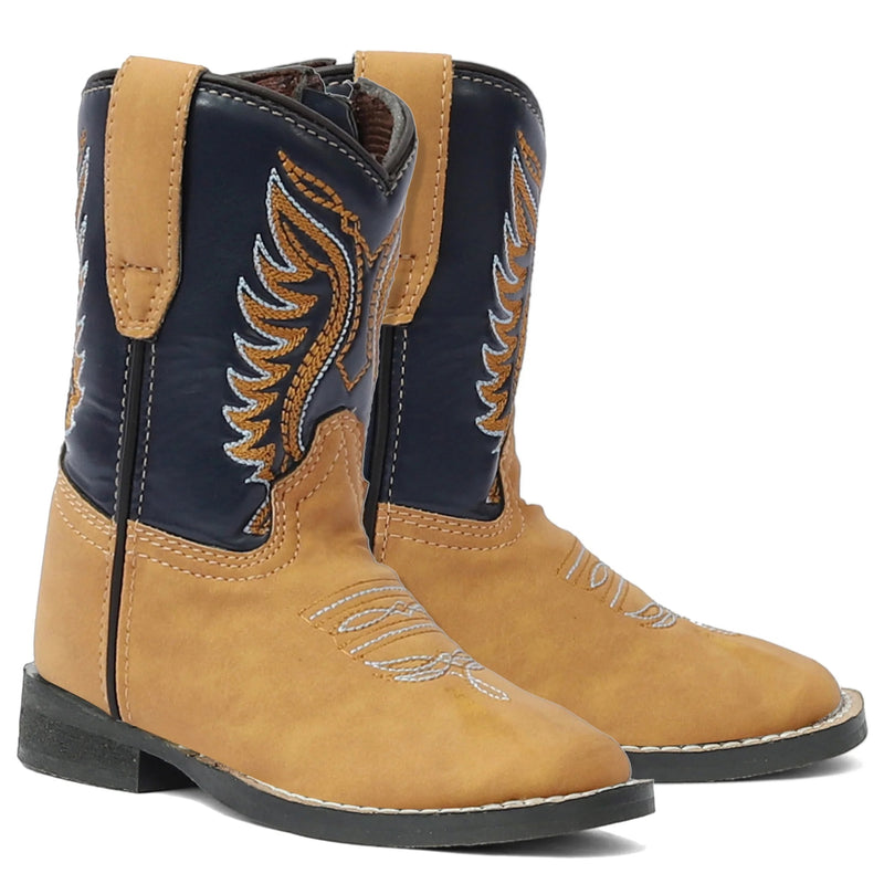 TuffRider Toddler Lassen Rounded Toe Western Boots