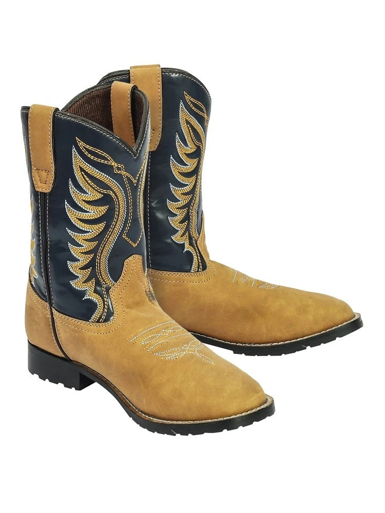 TuffRider Youth Lassen Rounded Toe Western Boots