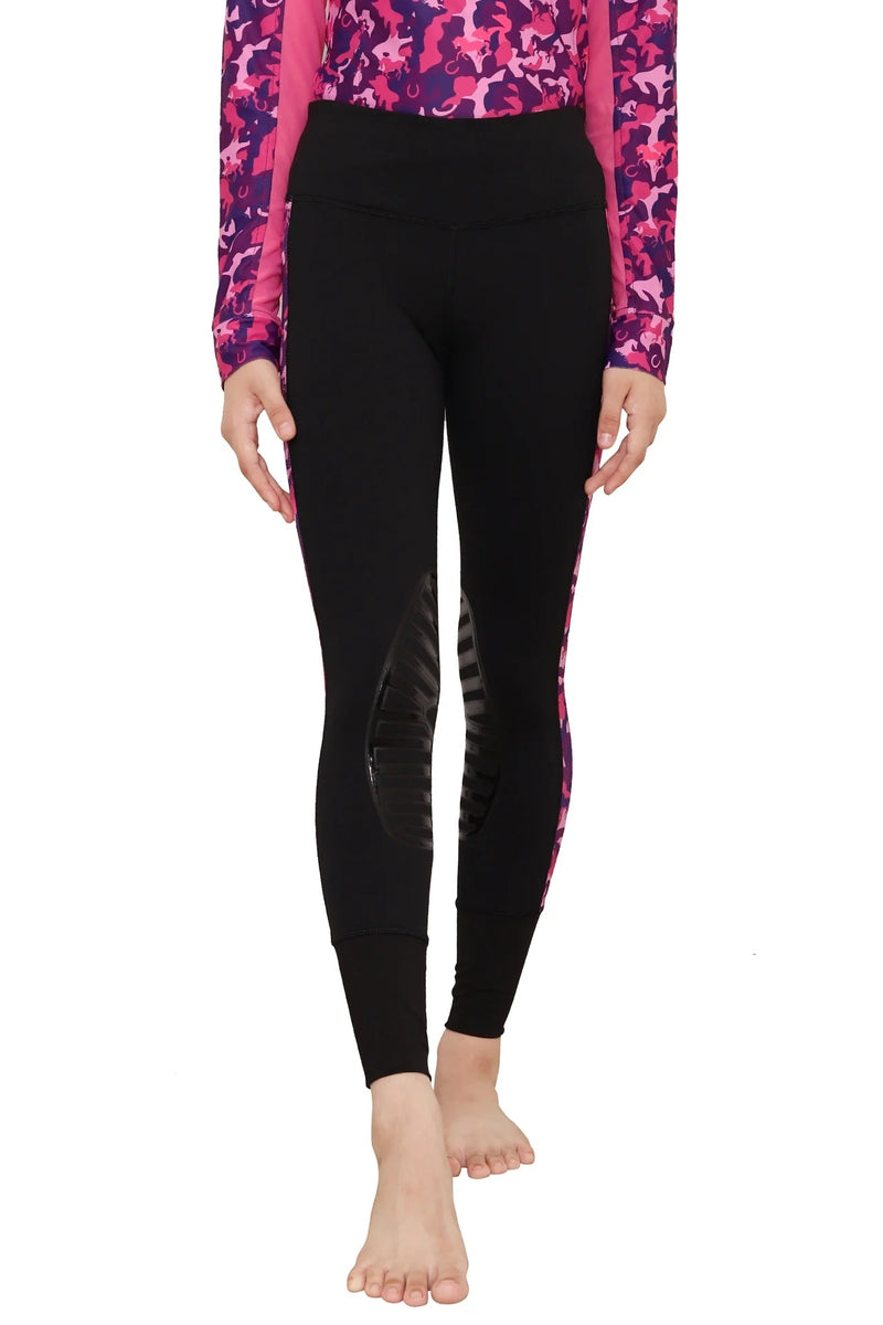 TuffRider Kids Camo Print Tights