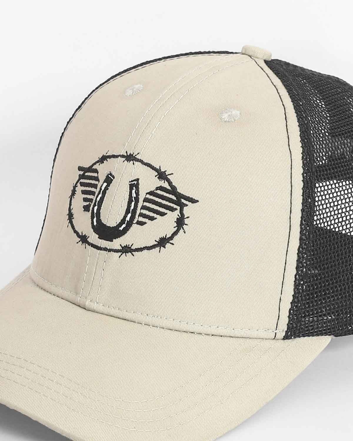 TuffRider Mens Barbed Wire Mesh Back Ball Cap