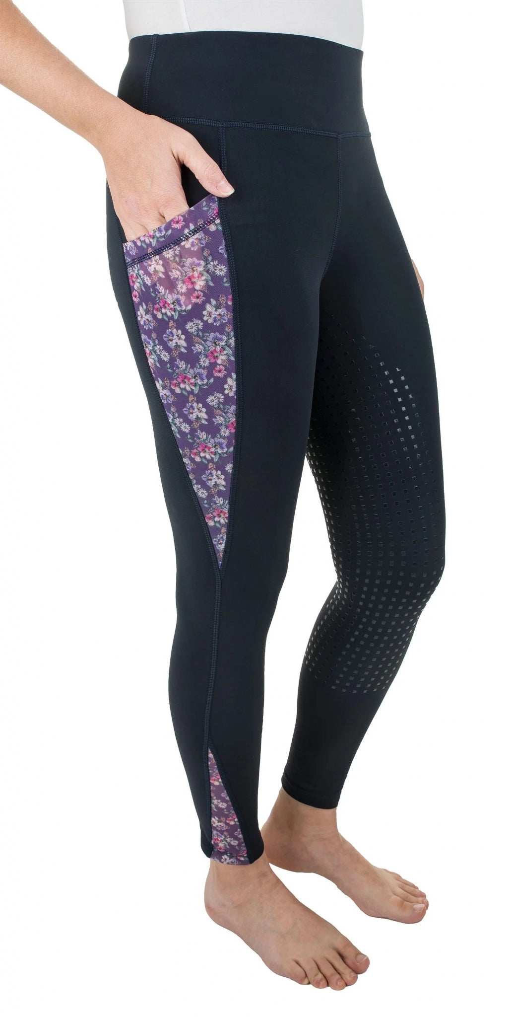 TuffRider Ladies Minerva 3 Season Printed Full Seat Tights
