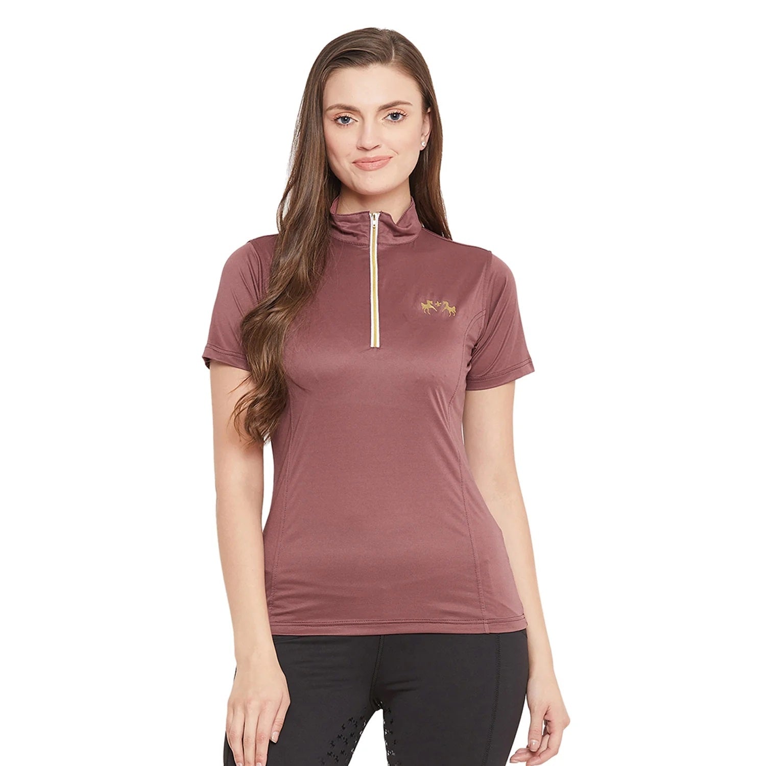 Equine Couture Ladies Surya EquiCool Short Sleeve Sun Sport Shirt