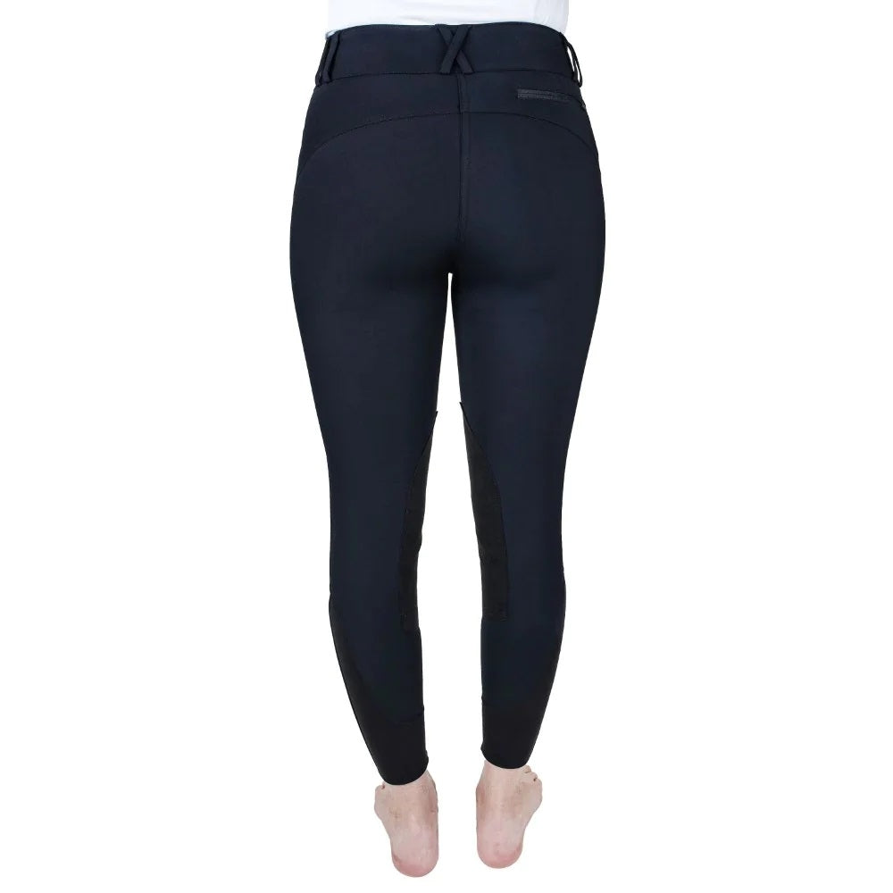 Equine Couture Ladies Charlotte Suede Knee Patch Breeches