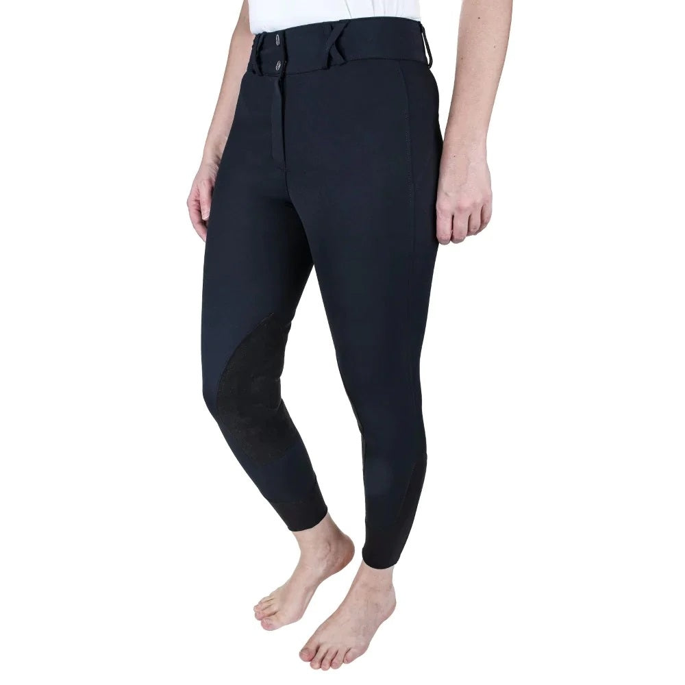 Equine Couture Ladies Charlotte Suede Knee Patch Breeches