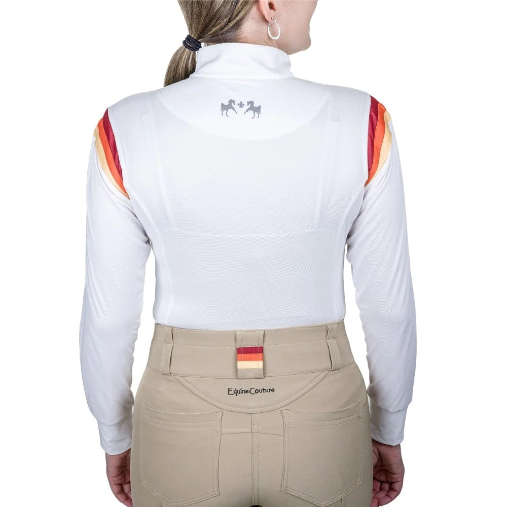Equine Couture Ladies Gradient Long Sleeve Show Shirt