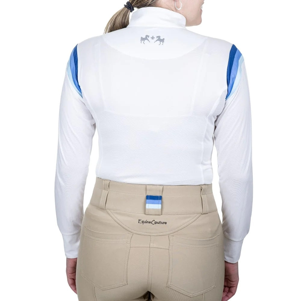 Equine Couture Ladies Gradient Long Sleeve Show Shirt
