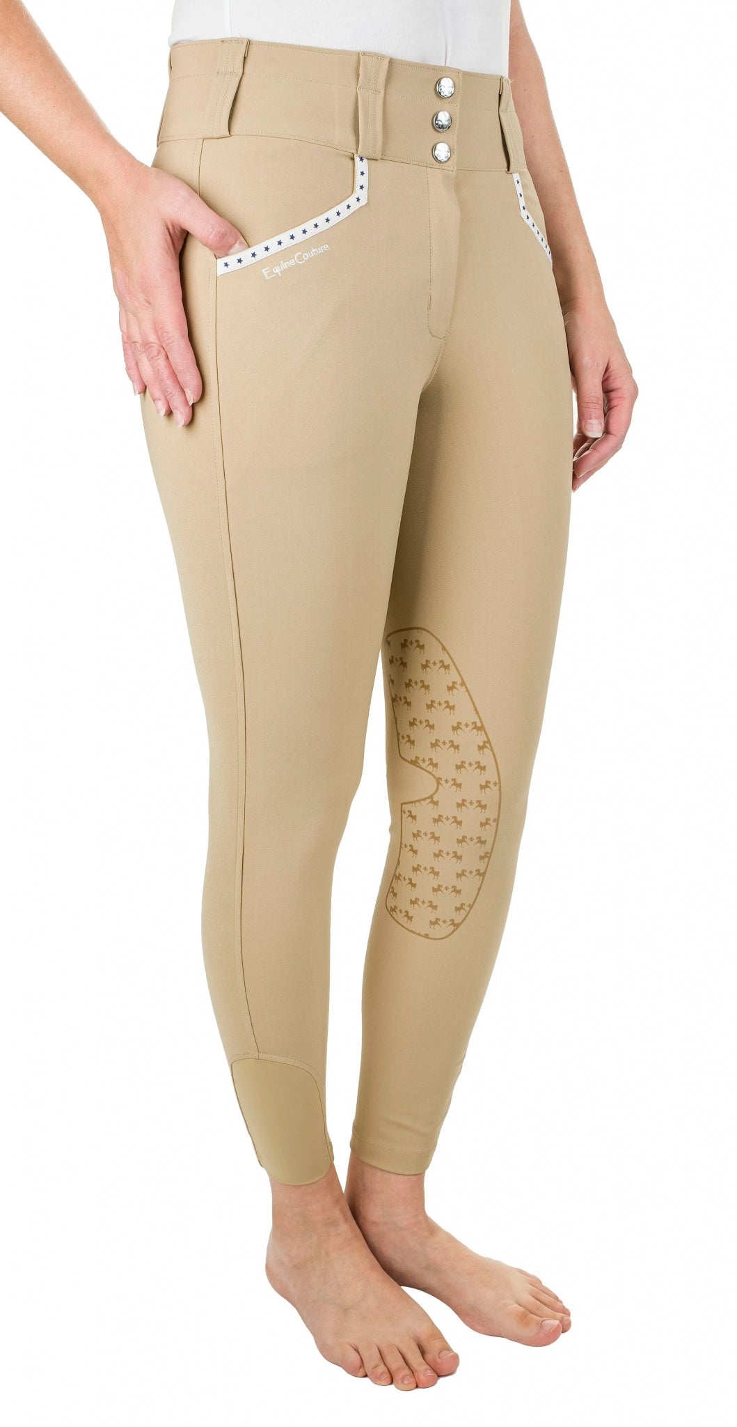 Equine Couture Ladies Nicole Knee Patch Breeches