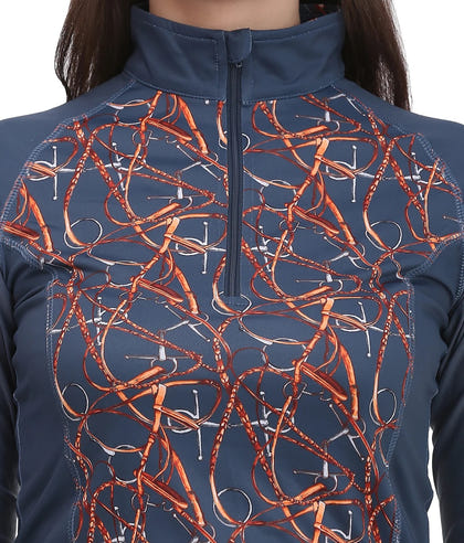 Equine Couture Ladies Snaffle Bridles Sport Shirt