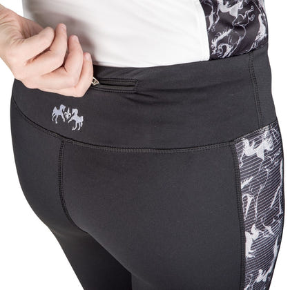 Equine Couture Ladies Linear Horses Tights