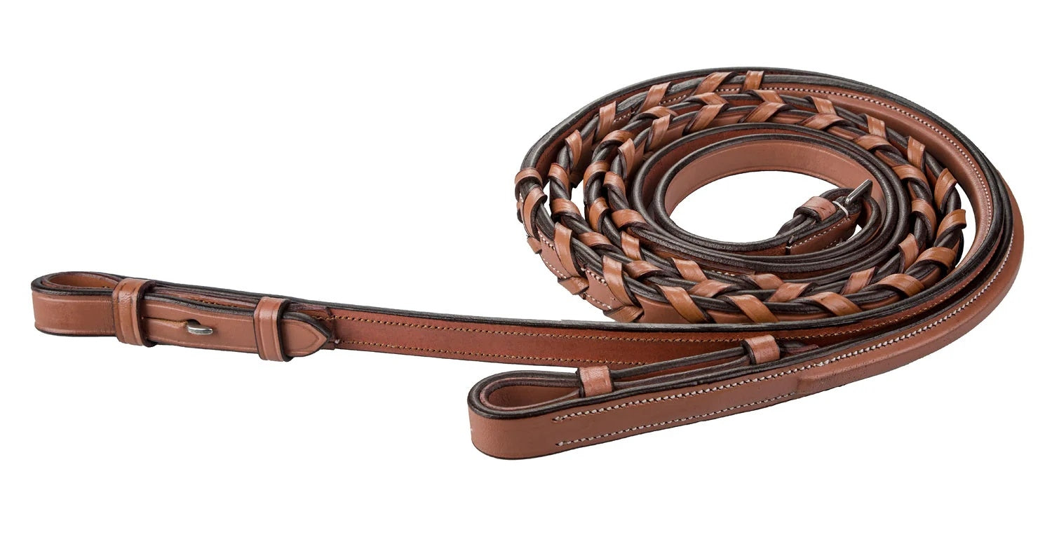 Henri de Rivel Laureate Fancy Stitched Raised Laced Reins