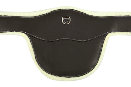 Henri de Rivel Anatomic Jumping Belly Guard Girth with Sherpa Fleece