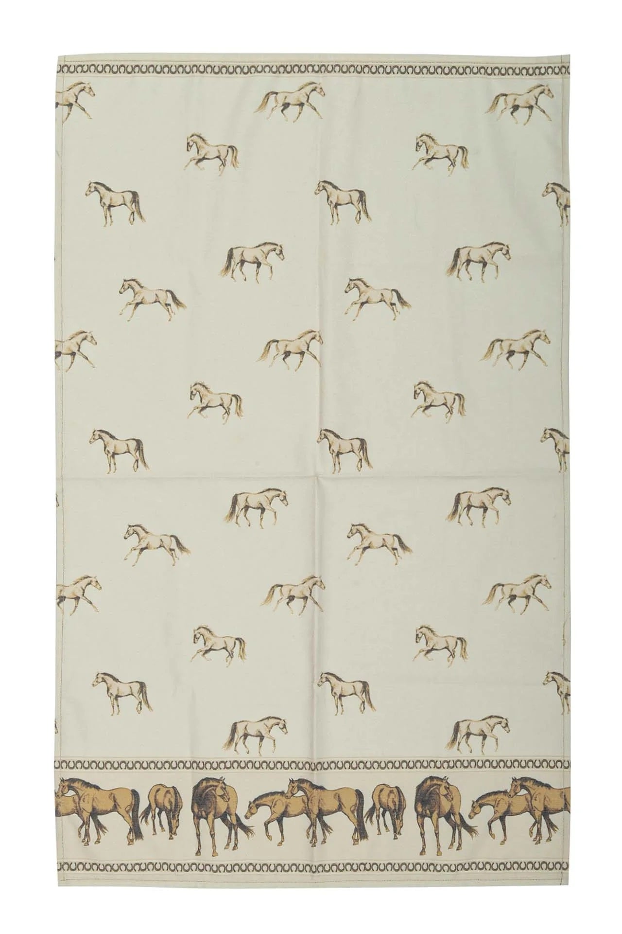 AWST Int'l Lila Horses on the Border Kitchen Towel