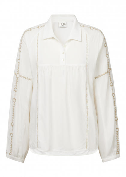 EQL by Kerrits Ladies Bit and Rein Embroidered Blouse