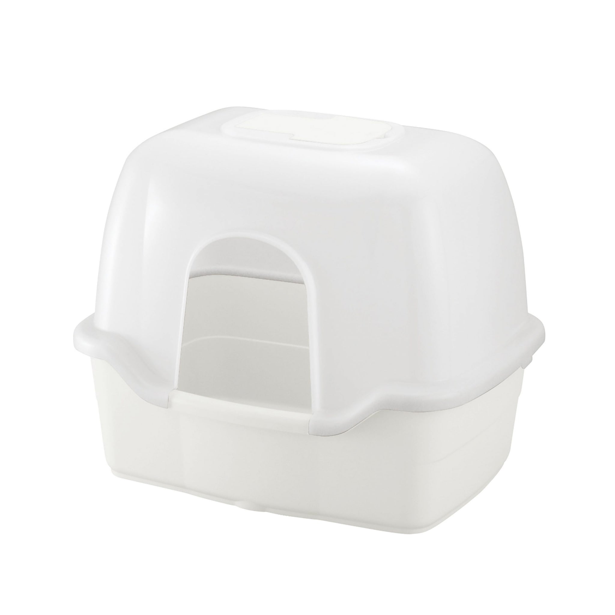 Richell PAW TRAX Wide Hooded Cat Litter Box