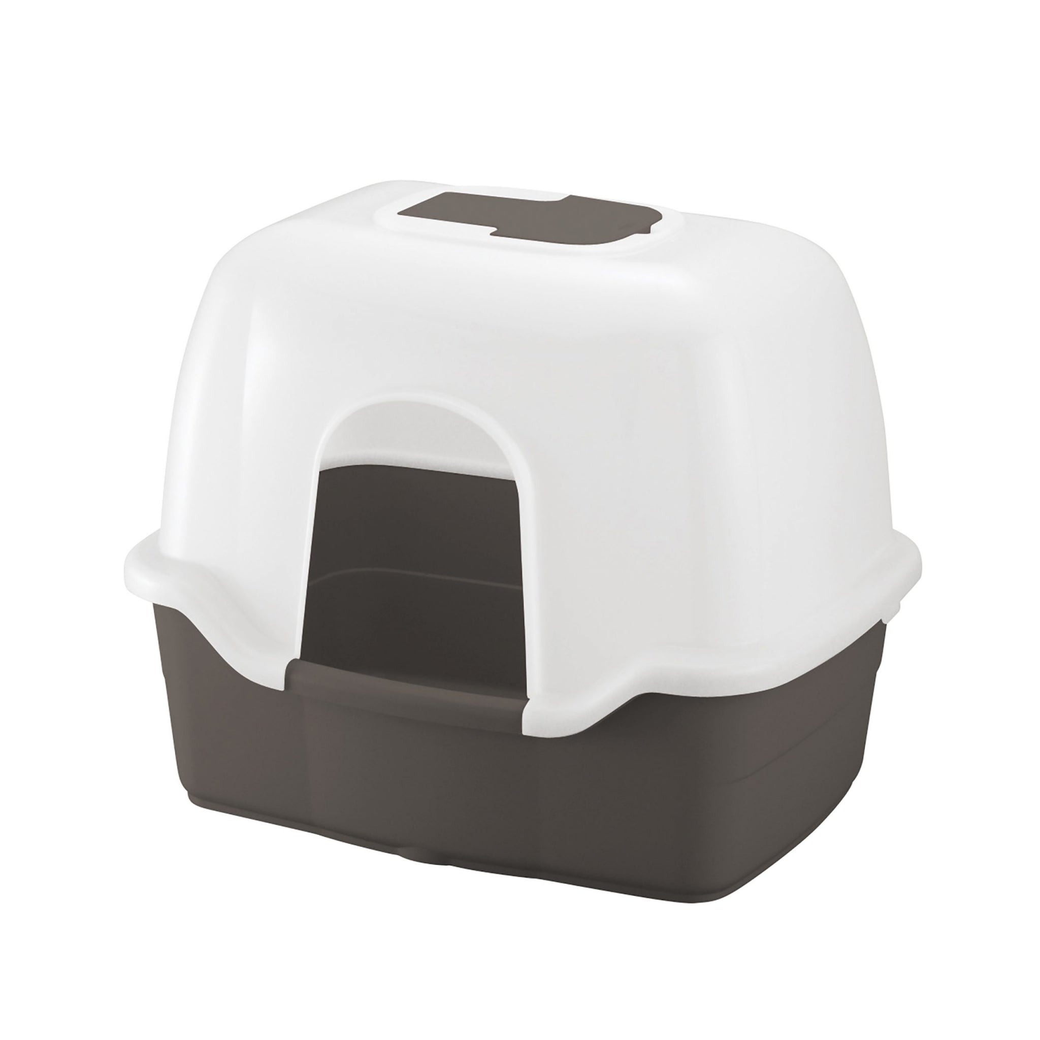 Richell PAW TRAX Wide Hooded Cat Litter Box