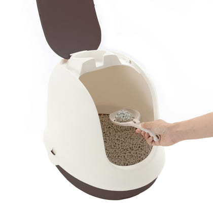 Richell PAW TRAX Dome Hooded Cat Litter Box