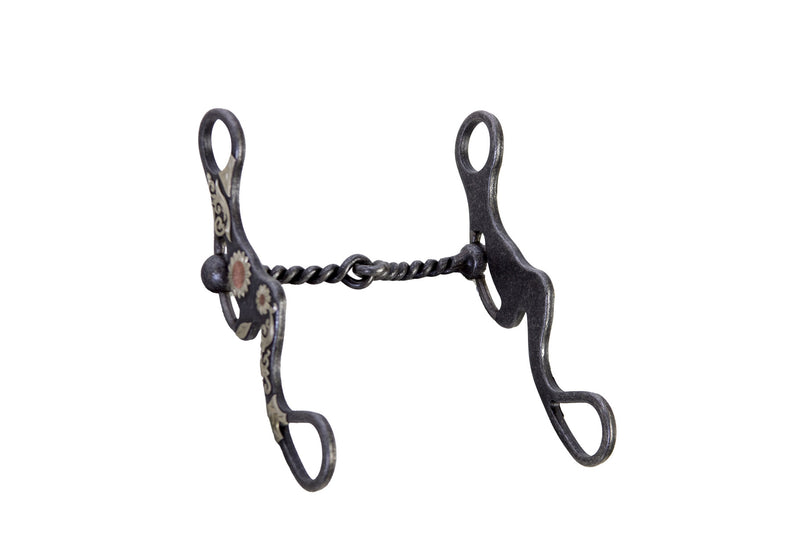 Twisted Snaffle with Floral Bit