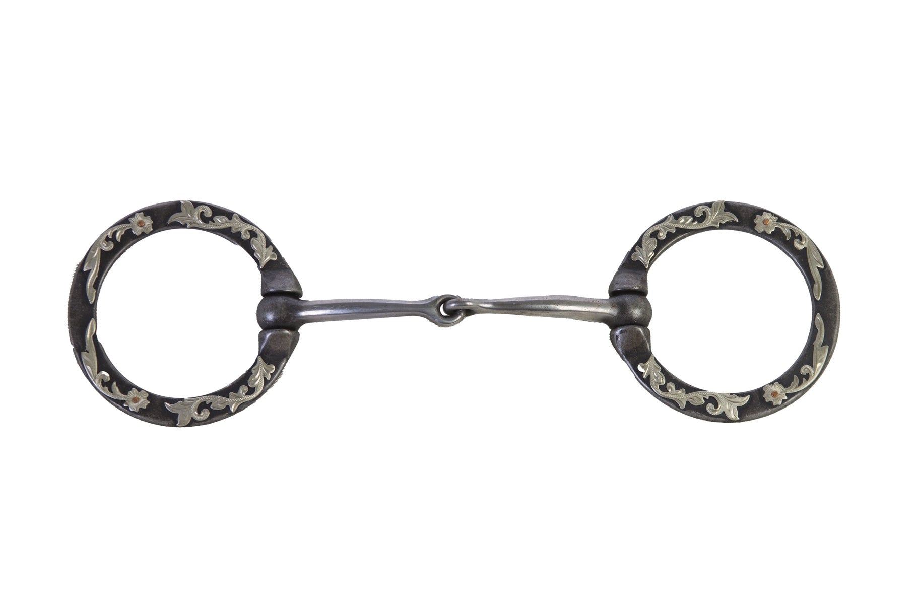 Snaffle with Floral Trim Bit