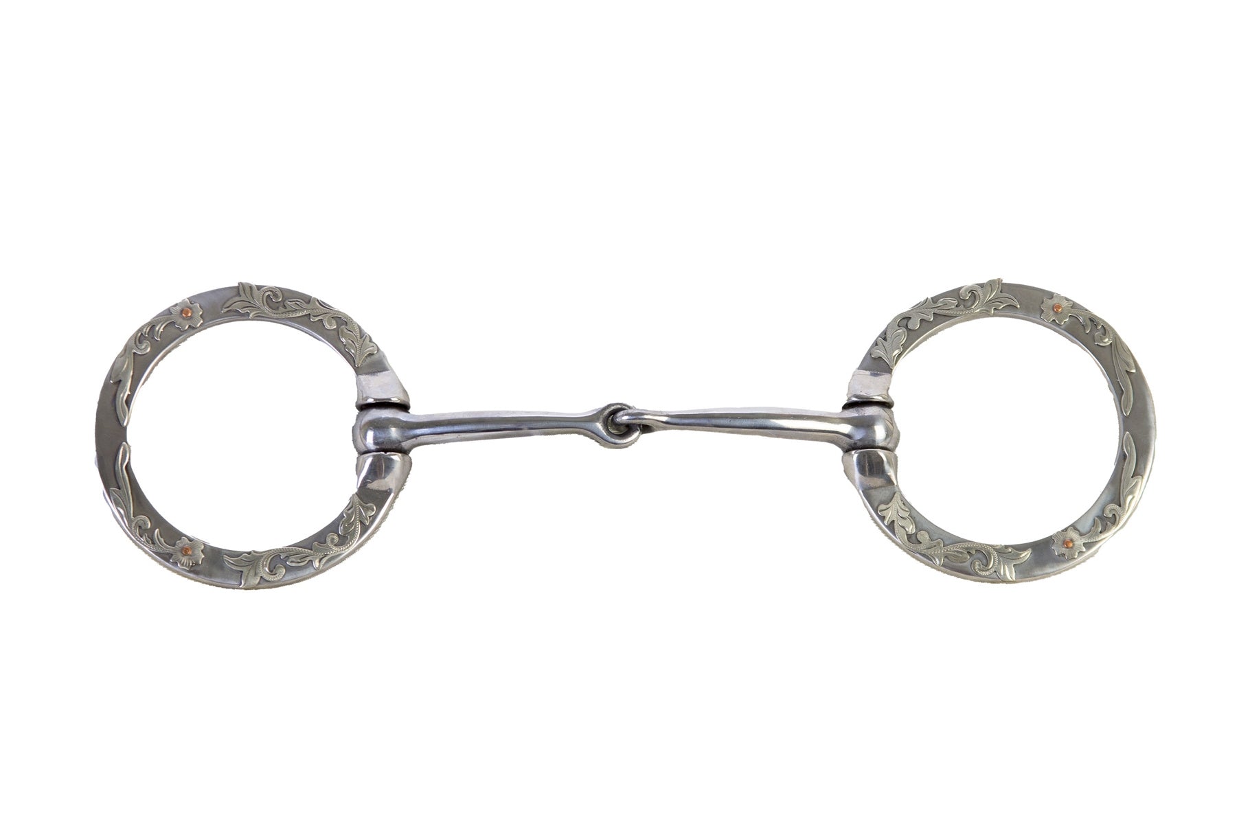 Ring Snaffle with Floral Trim
