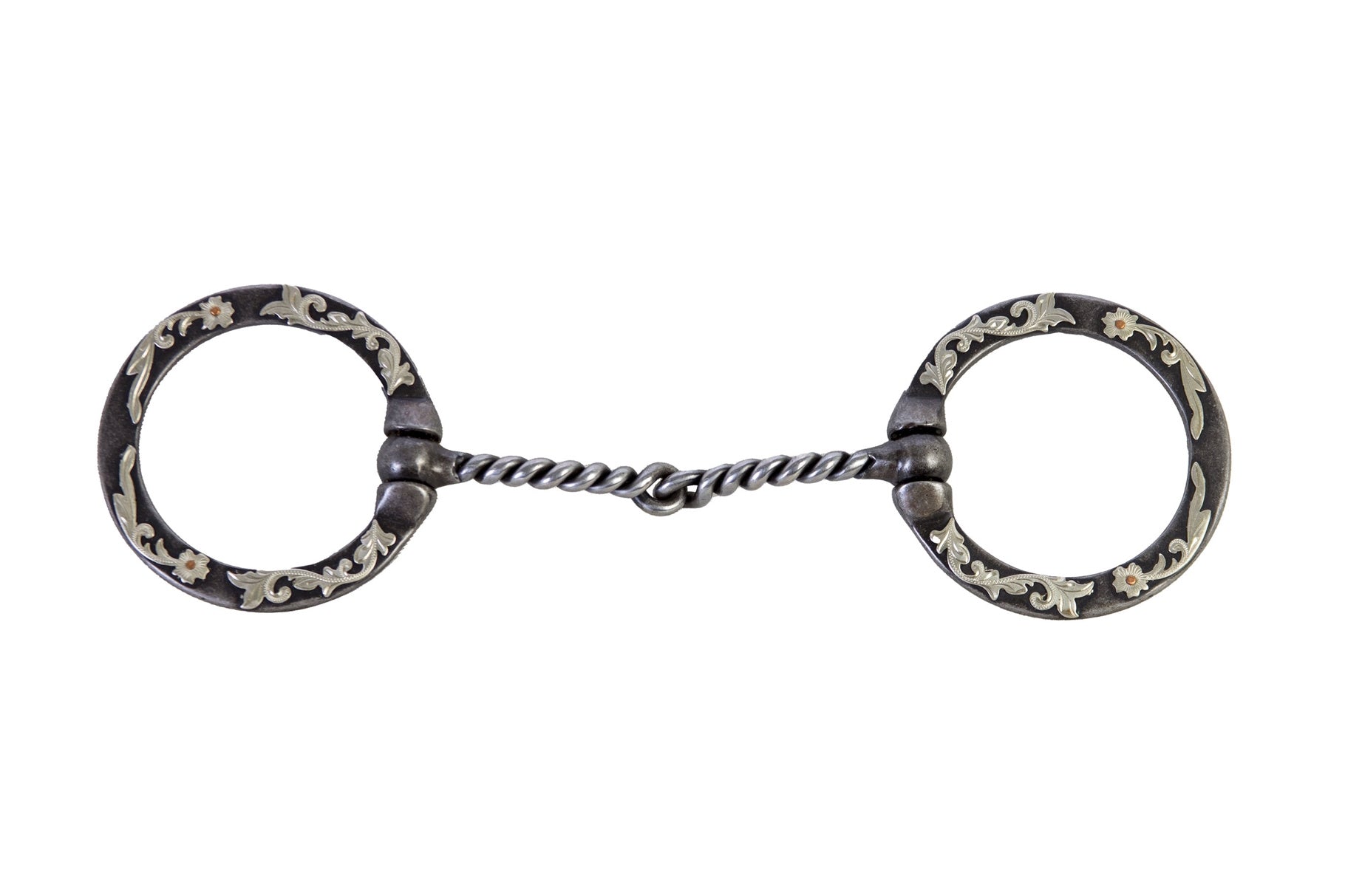 Twisted Snaffle with Floral Trim