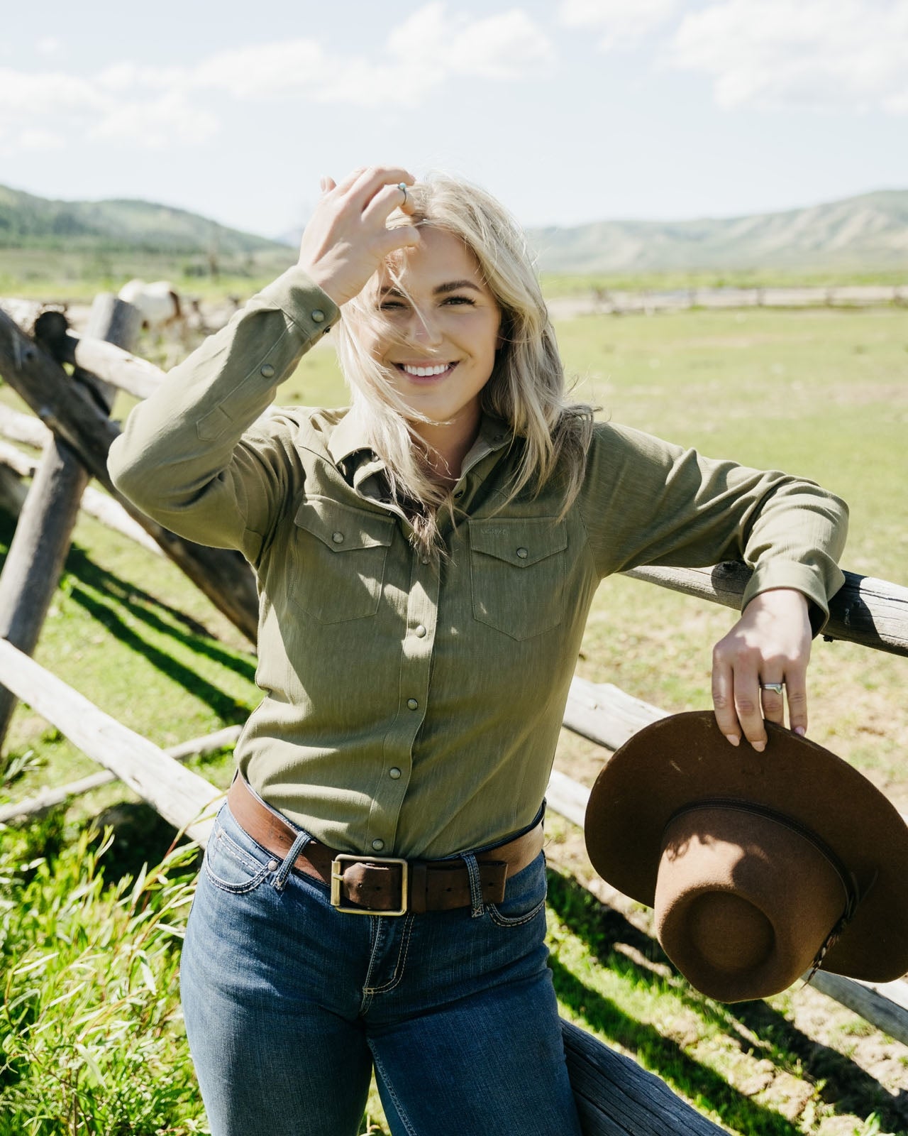Outback Trading Ladies Kat Button Up Shirt