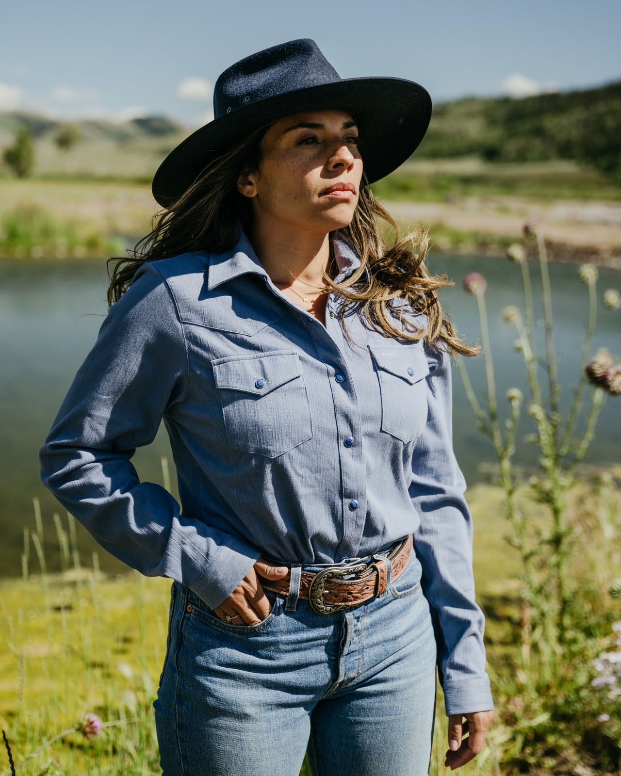 Outback Trading Ladies Kat Button Up Shirt