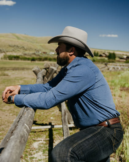 Outback Trading Mens Bryce Cotton Western Shirt