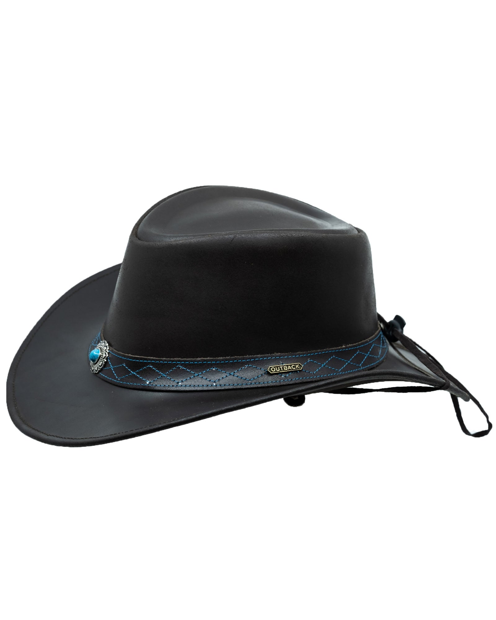 Outback Trading Victoria Leather Hat