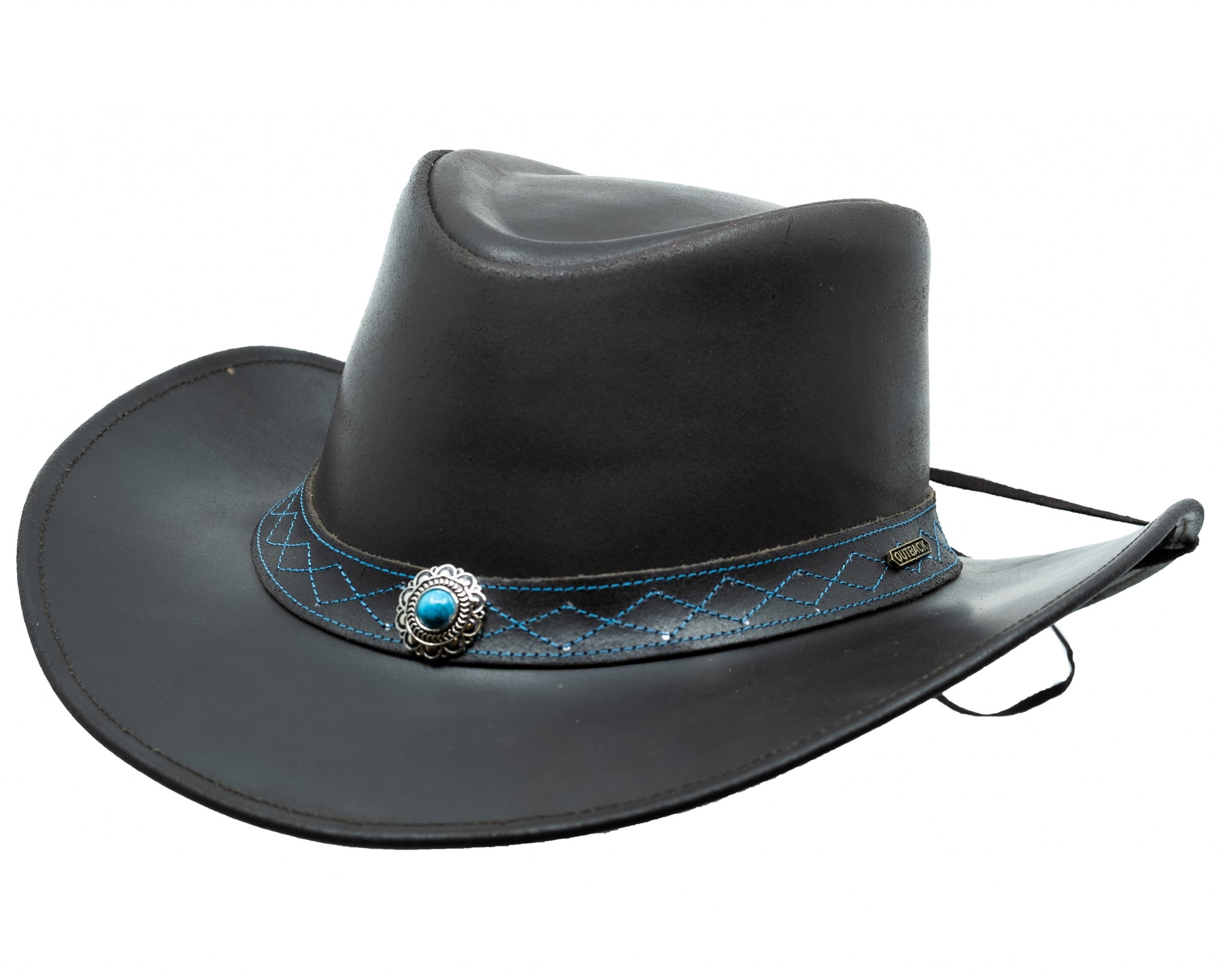 Outback Trading Victoria Leather Hat