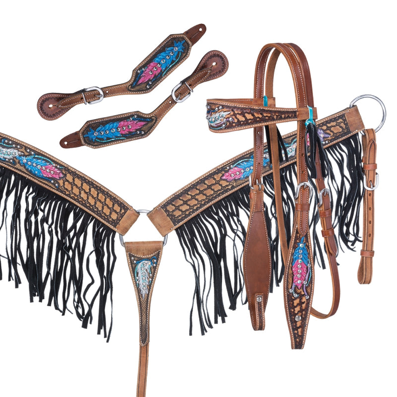 Tough1 Delilah 3-Piece Tack Set