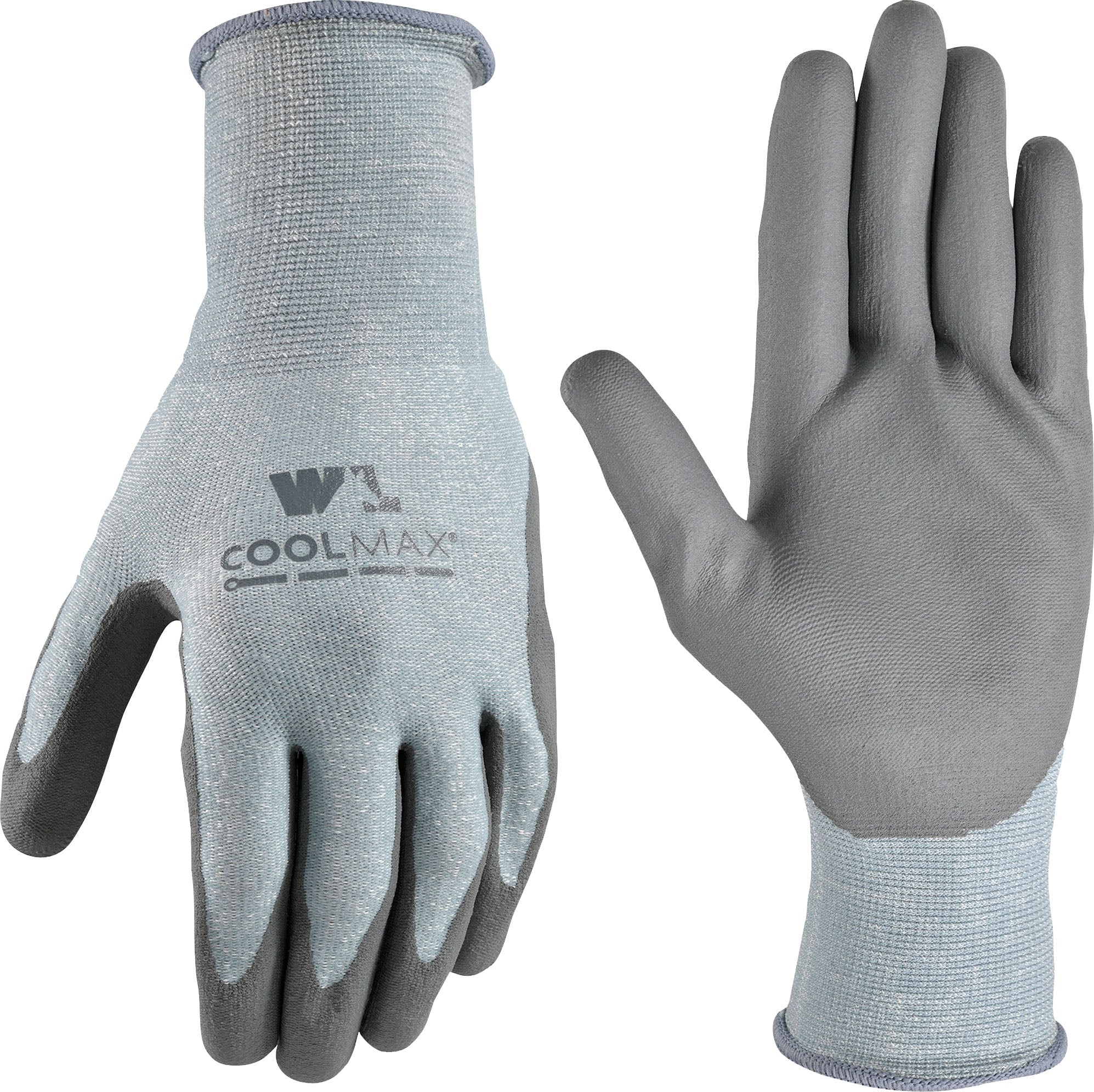 Wells Lamont Mens Coolmax Coated Knit Gloves