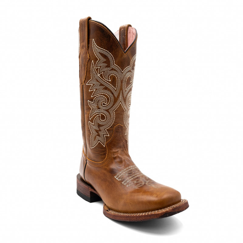 Ferrini Ladies Mae V Too Square Toe Boots