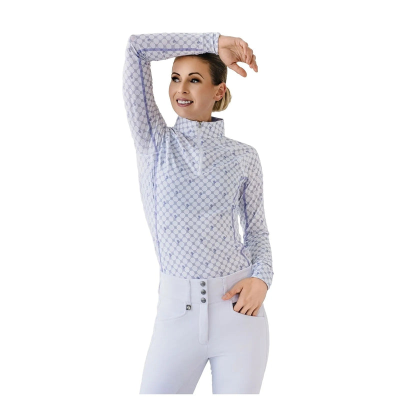 Romfh 1/4 Zip LS Print Sunshirt