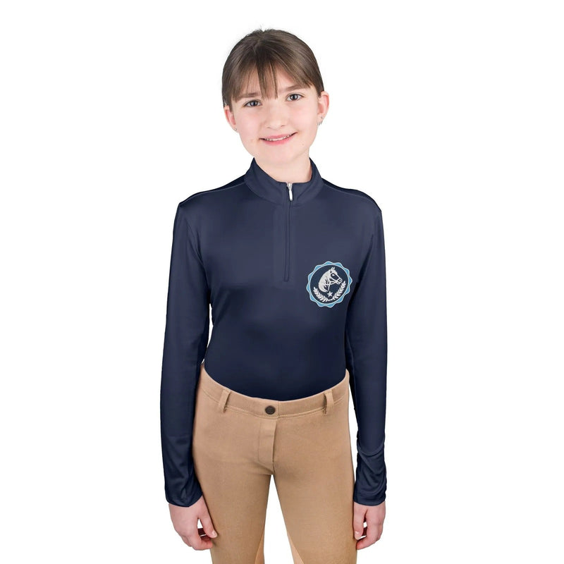 EquiStar Child 1/4 Zip LS Sunshirt