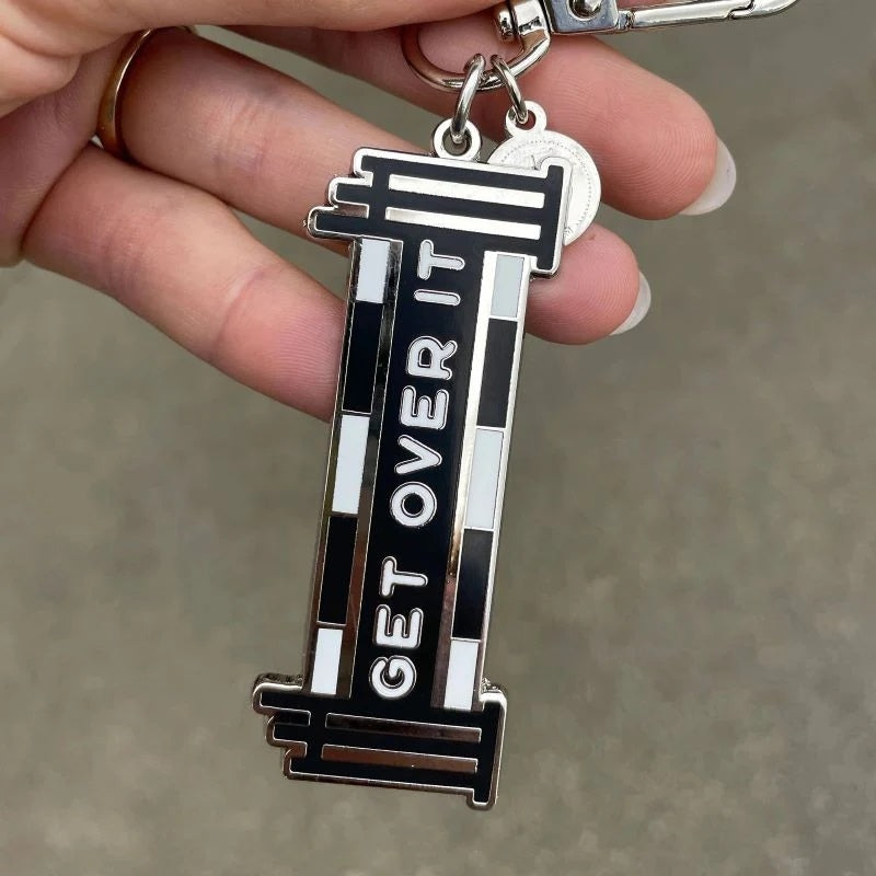 Dapplebay Get Over It Keychain