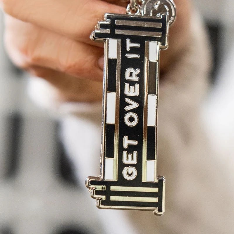 Dapplebay Get Over It Keychain