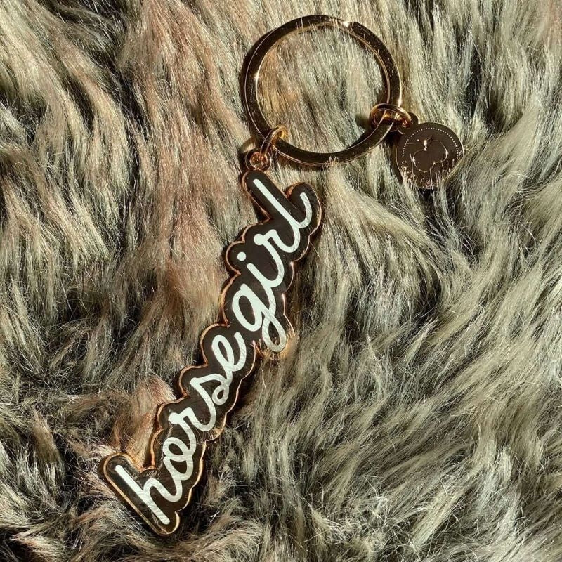 Dapplebay Horse Girl Keychain