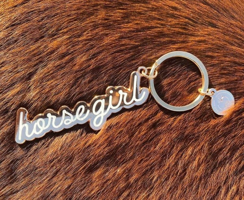 Dapplebay Horse Girl Keychain