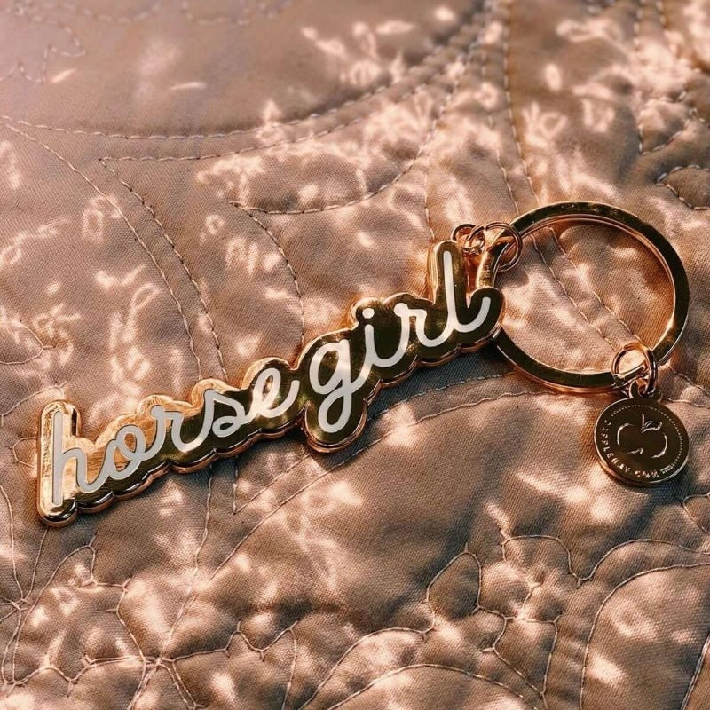 Dapplebay Horse Girl Keychain