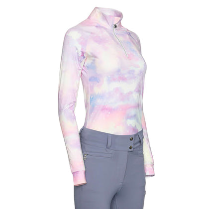 Dapplebay Kids Lavender Haze 1/4 Zip Long Sleeve Top