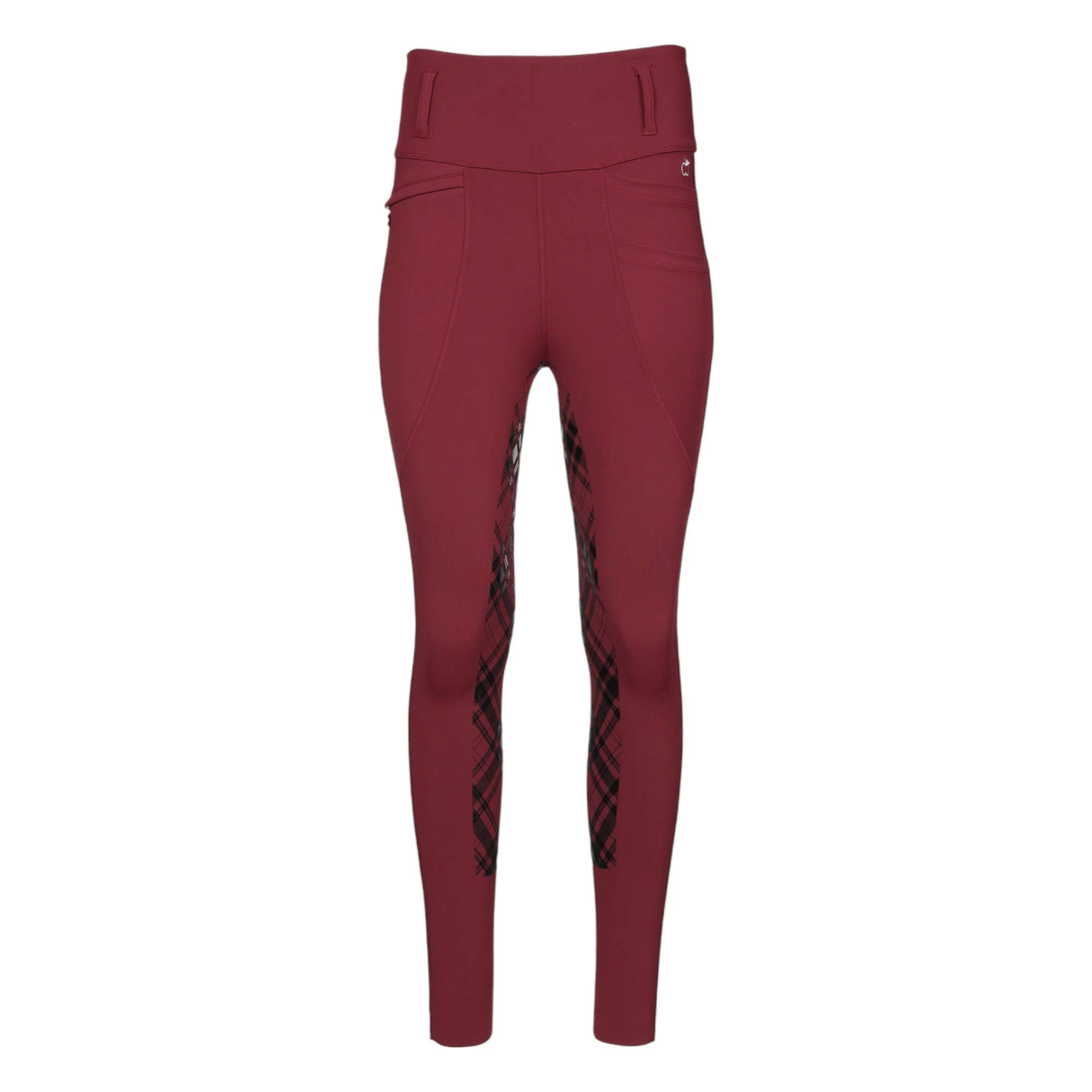Dapplebay Ladies Holiday Plaid Riding Tights