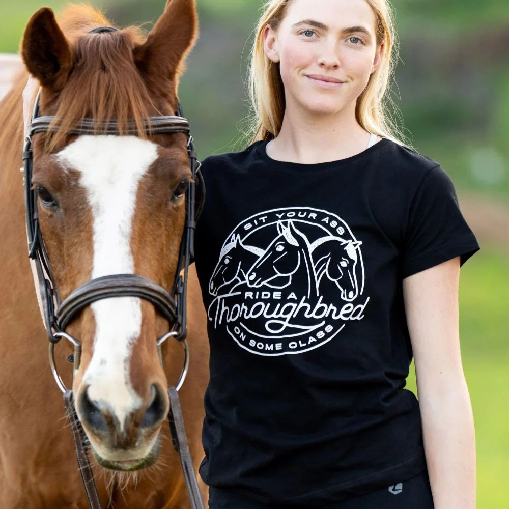 Dapplebay Ladies Ride A Thoroughbred Tee