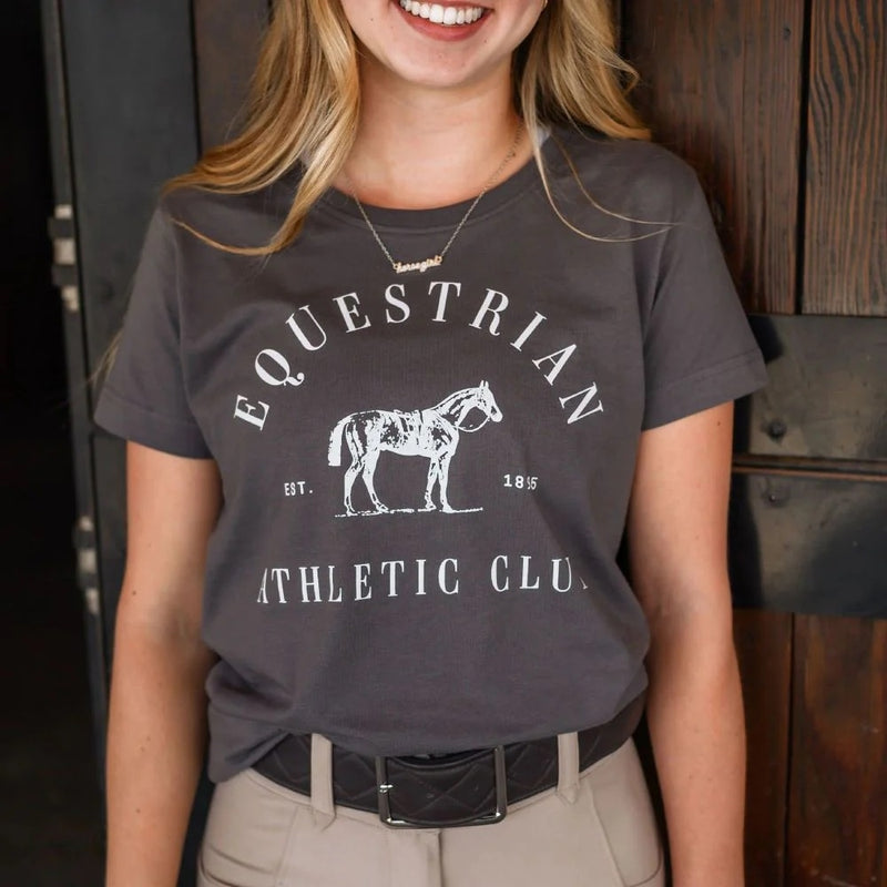 Dapplebay Ladies Equestrian Athletic Club Tee