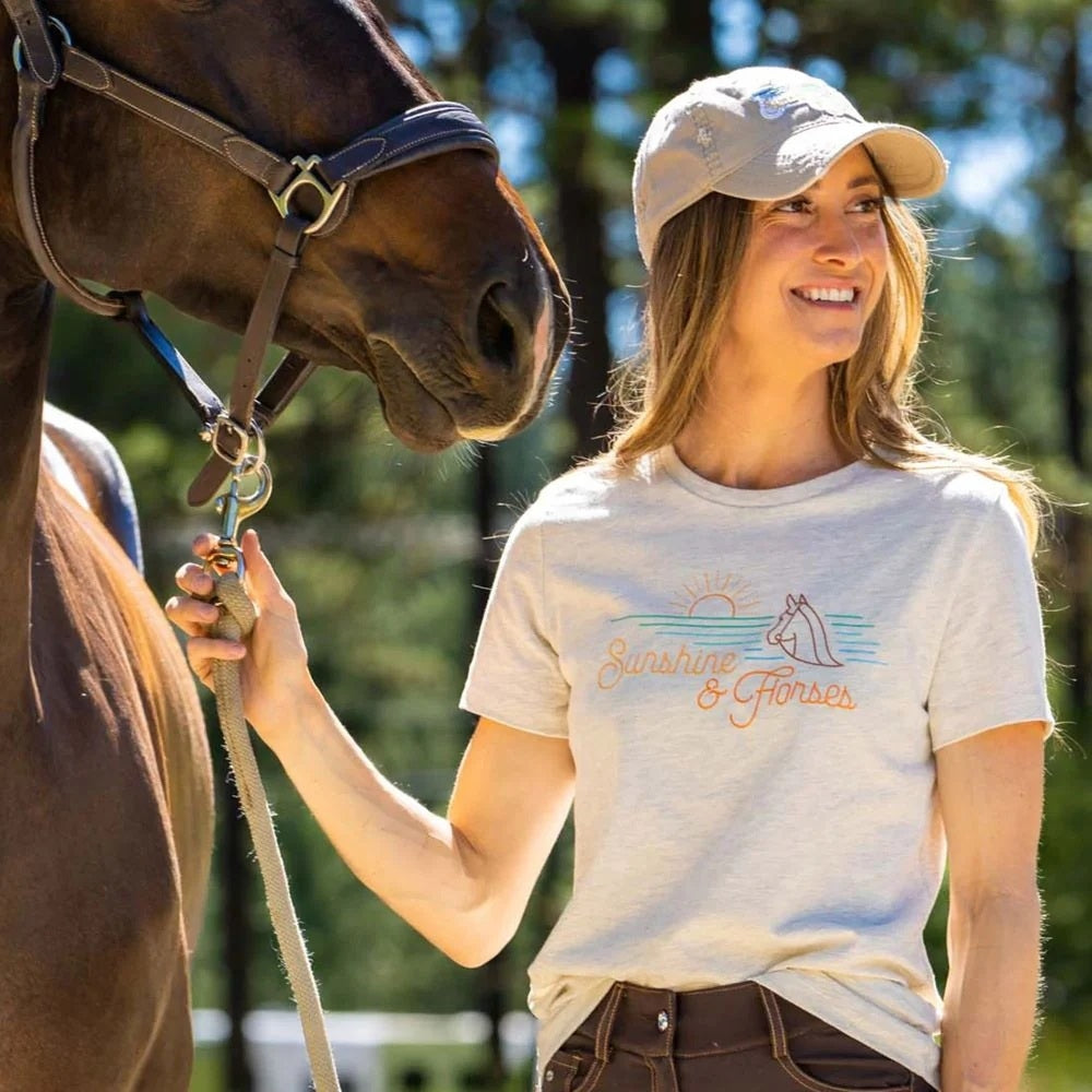 Dapplebay Ladies Sunshine & Horses Tee