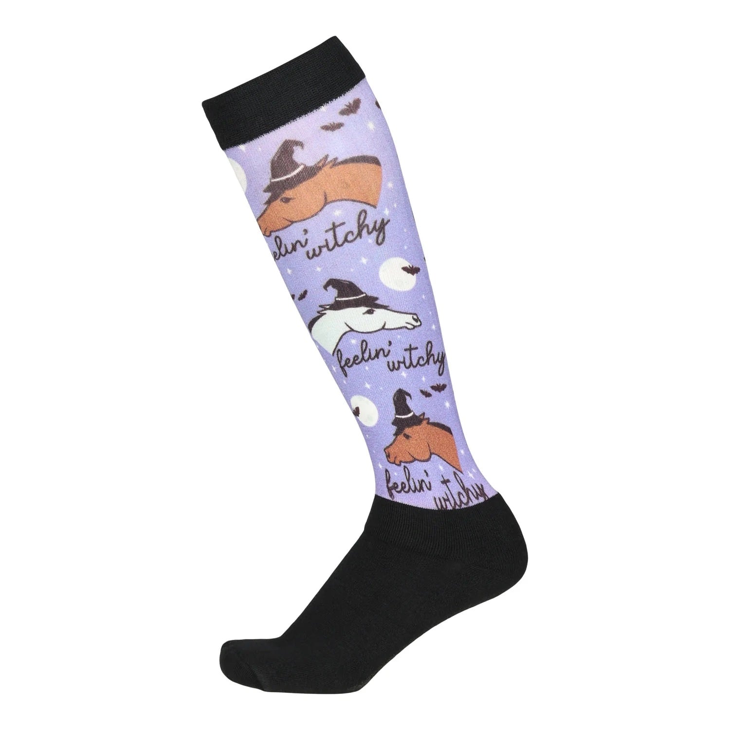 Dapplebay Ladies Feelin' Witchy Slick Boot Socks