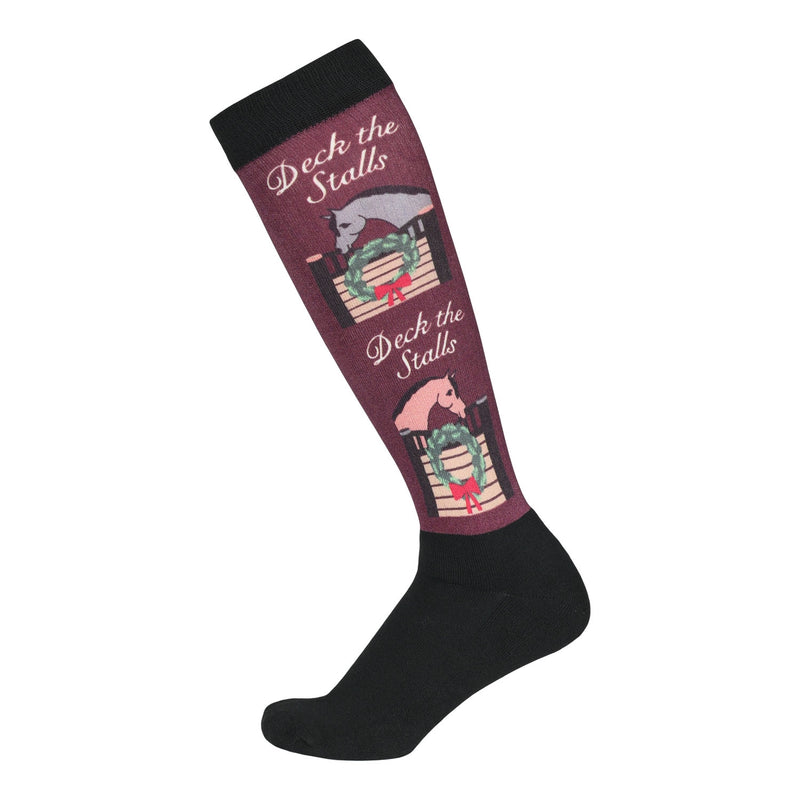 Dapplebay Ladies Deck The Stalls Slick Boot Socks