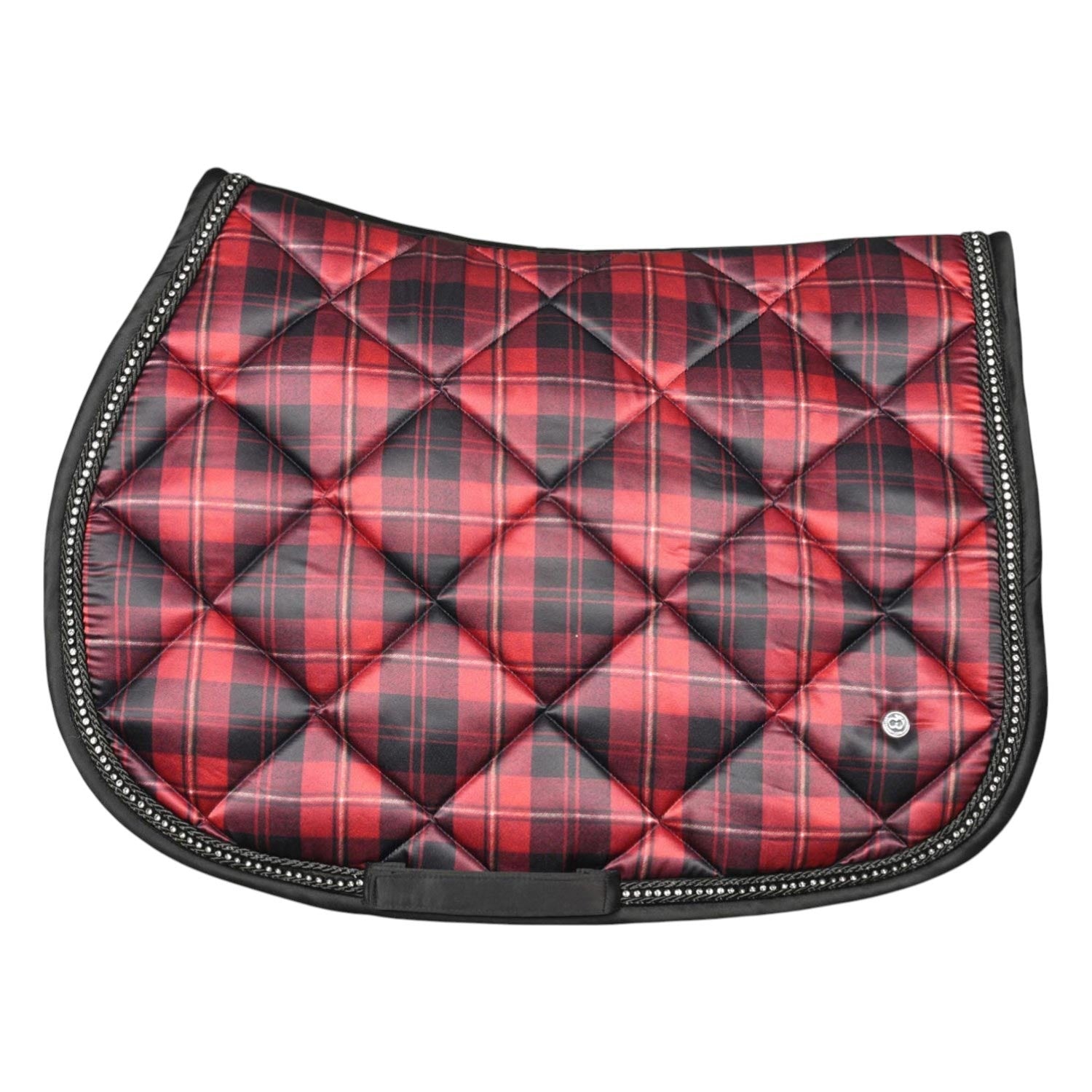 Dapplebay Holiday Plaid Jump Saddle Pad