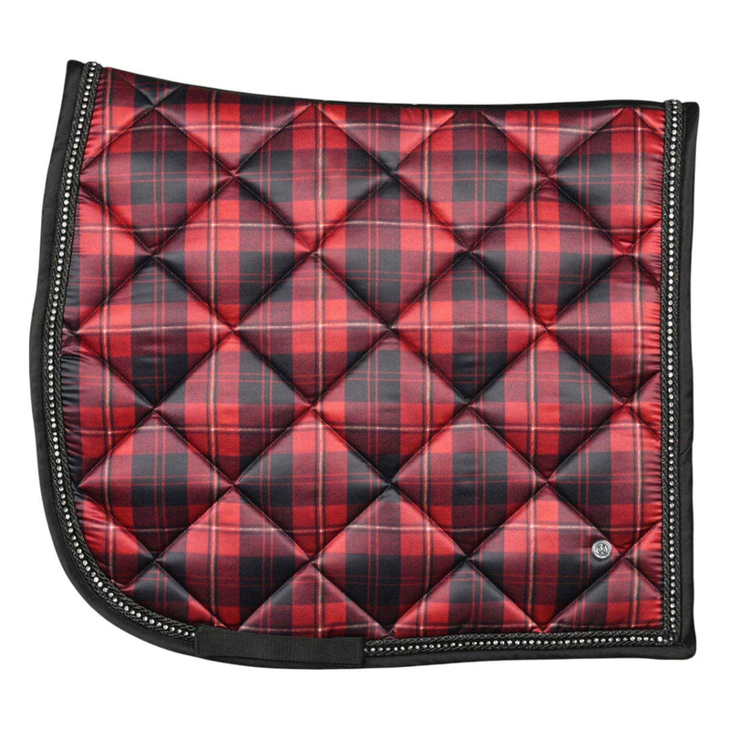 Dapplebay Holiday Plaid Dressage Saddle Pad